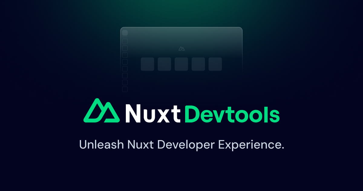 Logo of the Nuxt devtools module