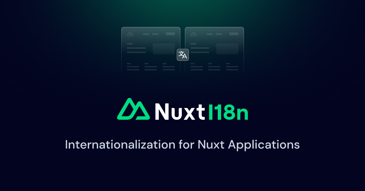 Logo of the i18n Nuxt module