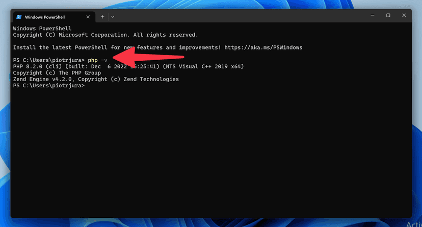 How to install PHP on Windows?